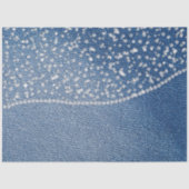 Denim Blue Jeans Diamant Seidenpapier (Vorderseite)