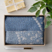 Denim Blue Jeans Diamond  Seidenpapier (Geschenk)