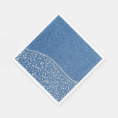 Denim Blue Jeans Diamond  Serviette (Ecke)