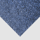 Denim Blue Jeans Graphic Design Stilvoll Seidenpapier (Detail)