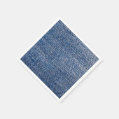 Denim Blue Jeans Imitats Texture Rustic Serviette (Ecke)