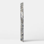 Denim Blue Jeans: Lässiger Doppelpflaster Case-Mate iPhone Hülle (Rückseite / Rechts)