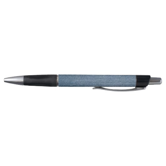 Denim Blue Jeans Style School oder Ofiice Utensil Kugelschreiber (Unterseite)