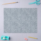 Denim Blue Leopard Print Glitzer Seidenpapier (Basteln)