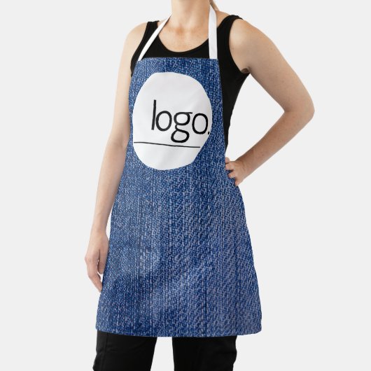 DENIM BLUE LOGO BUSINESS MARKENGESELLSCHAFT UNIFOR SCHÜRZE (InSitu)