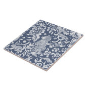 Denim Blue MURAL Waldbär Oben rechts Keramik  Fliese (Seite)