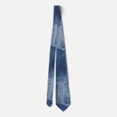 Denim Blue Neck Tie Krawatte (Rückseite)