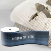 Denim Blue Ombre Strip mit optionalem Namen / Text Ripsband