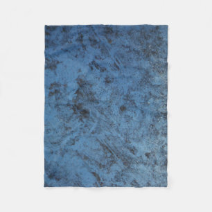 Denim Blue personalisiert antikes Auto, rostetes M Fleecedecke