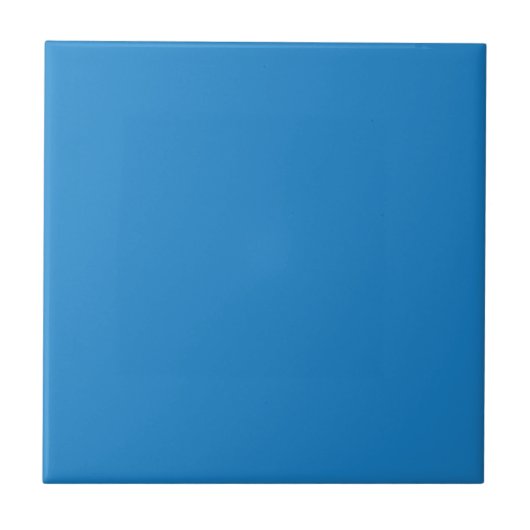 Denim Blue Solid Color Tile Fliese (Vorderseite)