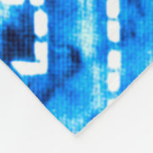 Denim blue tie die texture repeat modern pattern fleecedecke (Ecke)