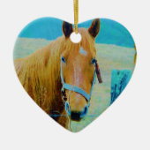 Denim Blue Tinker Keramikornament (Vorne)