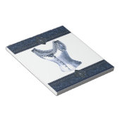 Denim Blue Vintag Bustier Notizblock (angewinkelt)