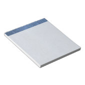 Denim Blues Notizblock (angewinkelt)