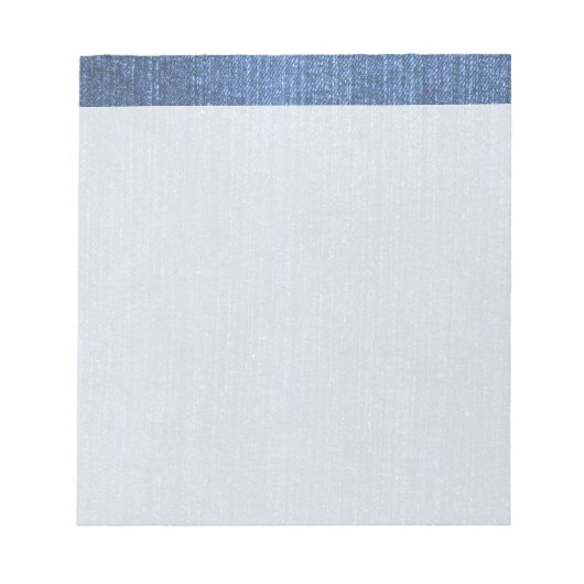 Denim Blues Notizblock (Vorderseite)