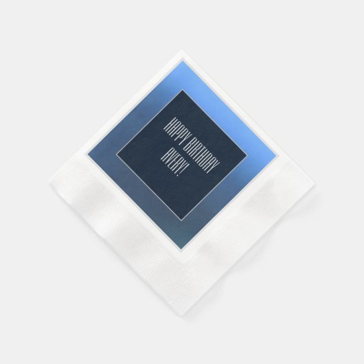 Denim Blues Paper Napkin Serviette (Ecke)