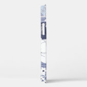 Denim Blume Patchwork, nahtlos Muster. Case-Mate iPhone Hülle (Rückseite / Rechts)