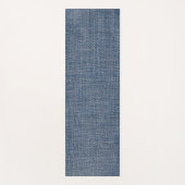 Denim-Blumstoff Yogamatte (Vorderseite)