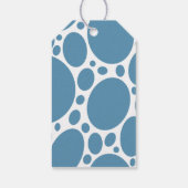 Denim Bule Bubbles Geschenkanhänger (Rückseite)
