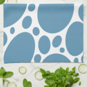 Denim Bule Bubbles Geschirrtuch (Gefaltet)