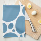 Denim Bule Bubbles Geschirrtuch (Viertel Falte)