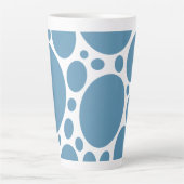 Denim Bule Bubbles Milchtasse (Vorderseite)