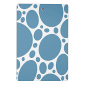 Denim Bule Bubbles Mini Klemmbrett (Rückseite)