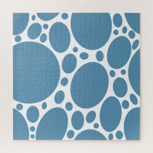 Denim Bule Bubbles Puzzle