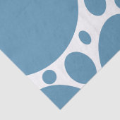 Denim Bule Bubbles Seidenpapier (Detail)