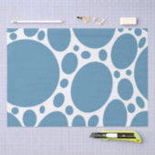 Denim Bule Bubbles Seidenpapier (Handwerk)
