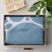 Denim Bule Bubbles Seidenpapier (Geschenk)