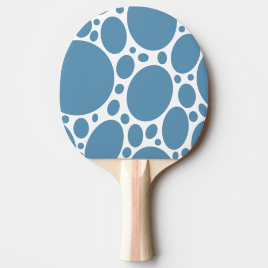 Denim Bule Bubbles Tischtennis Schläger (Vorderseite)