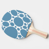 Denim Bule Bubbles Tischtennis Schläger (Seitenansicht)