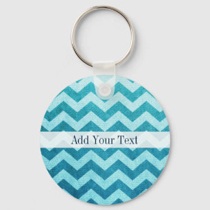 Denim Chevron von Shirley Taylor Schlüsselanhänger