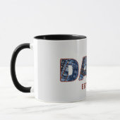 Denim DADA Neues Vater-Geschenk Tasse (Links)