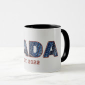 Denim DADA Neues Vater-Geschenk Tasse (VorderseiteRechts)