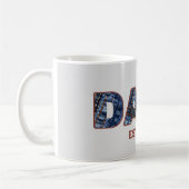 Denim DADA Neues Vatergeschenk Kaffeetasse (Links)