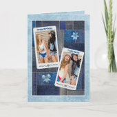 Denim Days mit meiner Bestie Blue Jeans Birthday C Karte (Vorderseite)