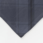 Denim, Denim, Blau, Patchwork Fleecedecke (Ecke)