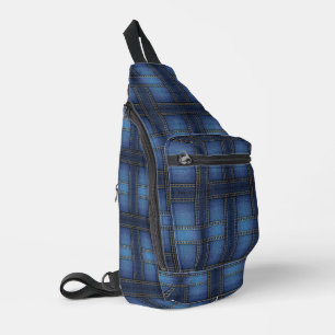 Denim Design Crossbody Bag
