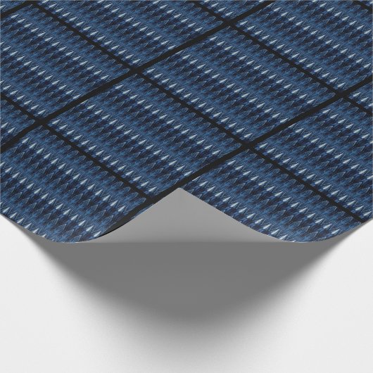 Denim Design Wrapping Paper Geschenkpapier (Ecke)
