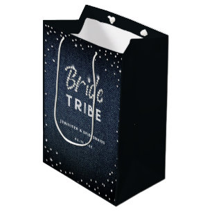 Denim Diamond Glitzer Sprinkles Junggeselinnen-Abs Mittlere Geschenktüte