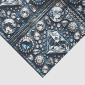 Denim & Diamonds Bling Gemstone Glam Jewels Seidenpapier (Ausschnitt)