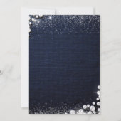 Denim Diamonds Cowgirl Hat Boots 30. Geburtstag Einladung (Rückseite)