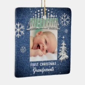 Denim Diamonds First Christmas Tiara GrandelEltern Keramikornament (Rechts)