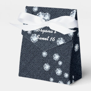 Denim & Diamonds Geburtstags-Geschenkboxen Geschenkschachtel