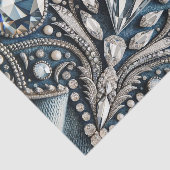 Denim & Diamonds Gemstone Bling Jean Seidenpapier (Ausschnitt)