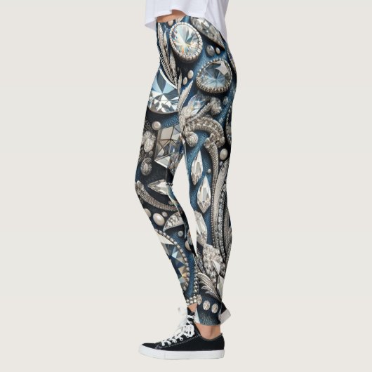 Denim & Diamonds Gemstone Jean Birthday Party Leggings (Links)