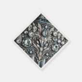 Denim & Diamonds Gemstone Jean Birthday Party Serviette (Ecke)