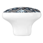 Denim & Diamonds Glam Bling Rose Jewels Keramikknauf (Seitenansicht)